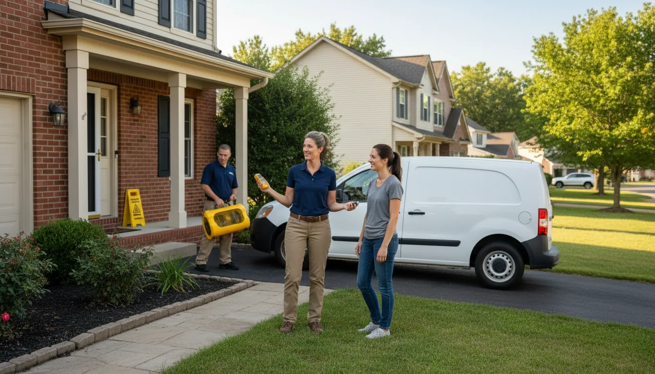 Water restoration image for Emergency Water Damage Restoration in Bowling Green, IN